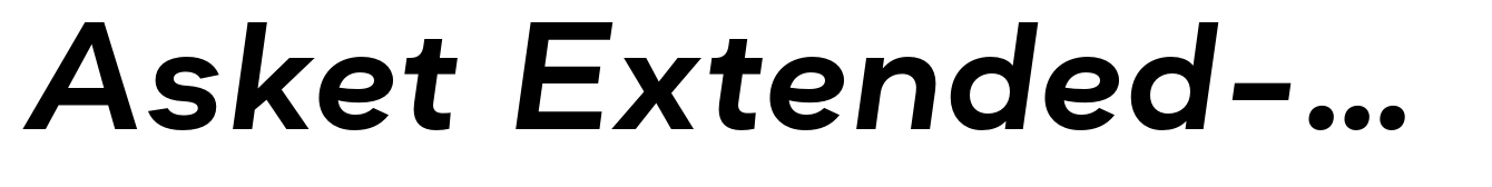 Asket Extended-Medium Italic